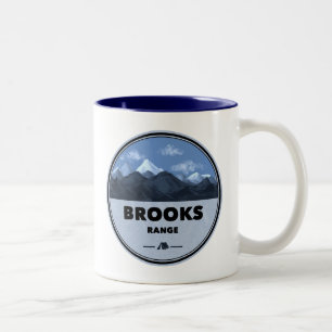 Brooks Range Alaska Camping Two-Tone Coffee Mug