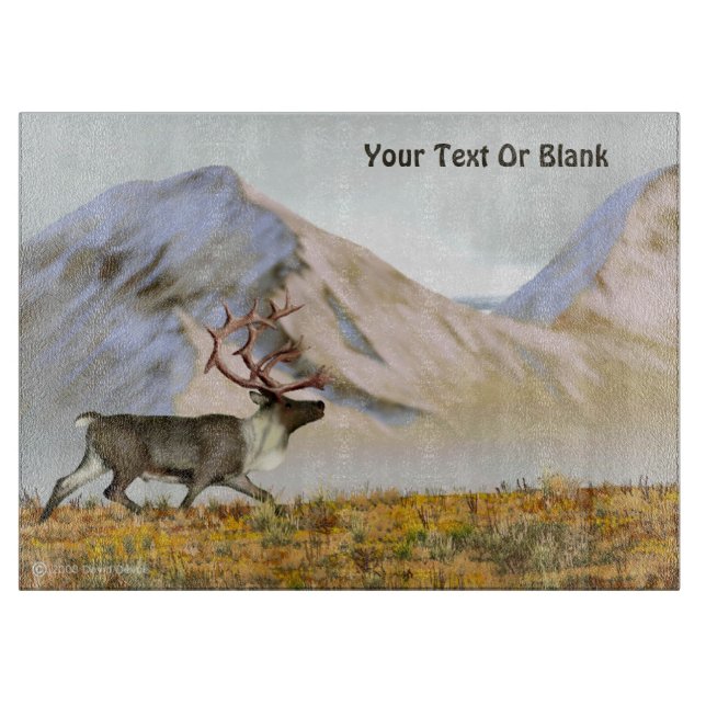 Brooks Range Caribou Cutting Board (Front)