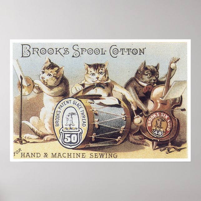 Brooks Spool Cotton Poster (Front)
