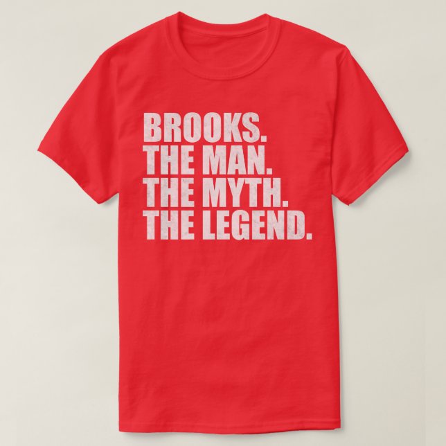 BrooksBrooks Name Brooks given name T-Shirt (Design Front)