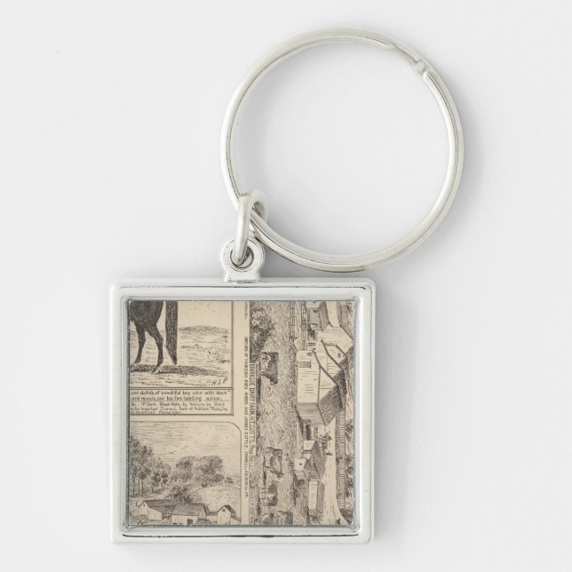 Brookside Dairy Farm Key Ring (Front)