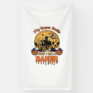 Broom Broke Baker Halloween Witch Chef Pumpkin_1 Banner
