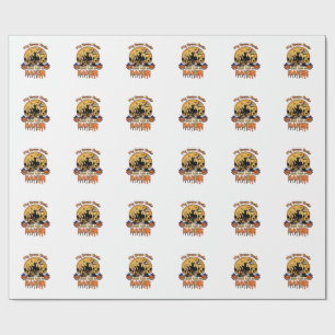 Broom Broke Baker Halloween Witch Chef Pumpkin_1 Wrapping Paper
