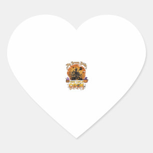 Broom Broke Cook Halloween Haunted House Cauldron Heart Sticker