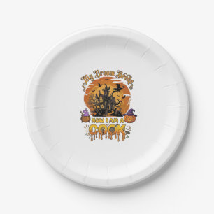 Broom Broke Cook Halloween Haunted House Cauldron Paper Plate