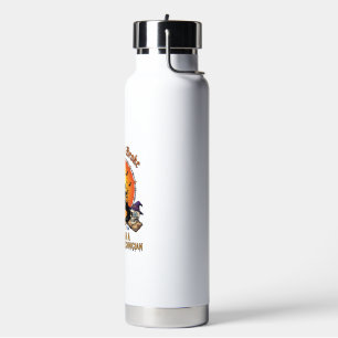 Broom Broke Crime Scene Technician Halloween Witch Water Bottle