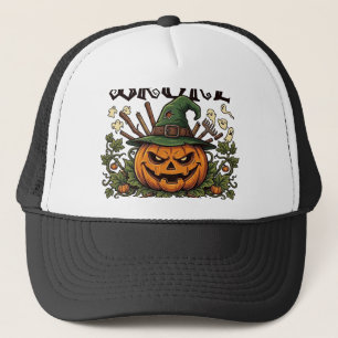 Broom Broke Farmar Halloween Pumpkin Witch Hat Gho