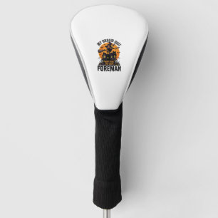 Broom Broke Foreman Witch Crew Halloween Design_1 Golf Head Cover
