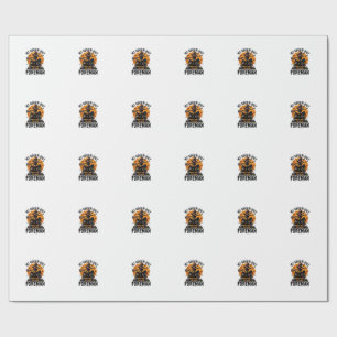 Broom Broke Foreman Witch Crew Halloween Design_1 Wrapping Paper