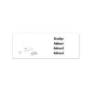 Broom & mop cartoon illustration rubber stamp