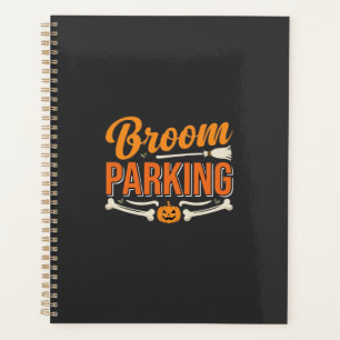 Broom Parking Halloween Vector Design_1 Planner