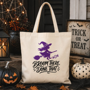 Broom There Done That Witch Halloween Tote Bag