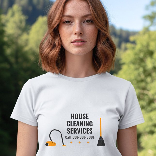 Broom & Vacuum - House Cleaning Services Tri-Blend Shirt (Broom & Vacuum - House Cleaning Services Tri-Blend Shirt)