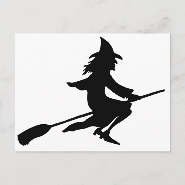 Broom Witch Postcard (Front)