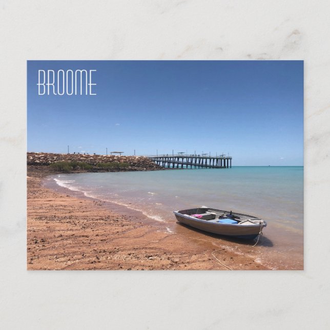 broome town jetty postcard (Front)