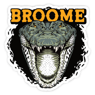 Broome, Western Australia Crocodile Sticker
