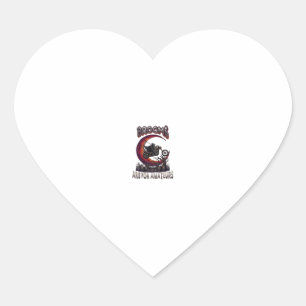 Brooms Amateurs Grim Reaper Motorcycle Halloween R Heart Sticker