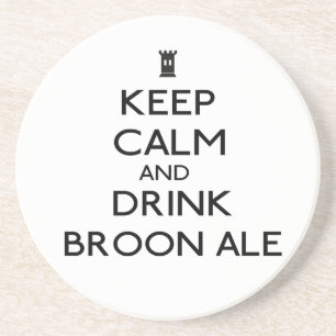 Broon ale coaster