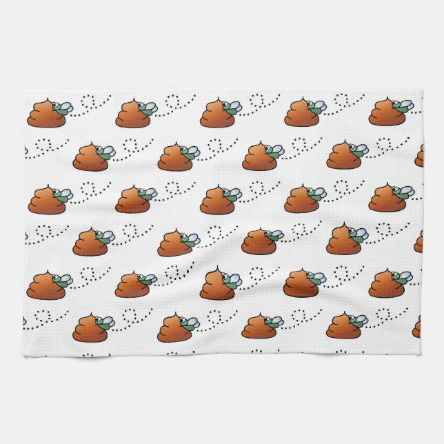 Brootsch the PooPoo Tea Towel (Horizontal)