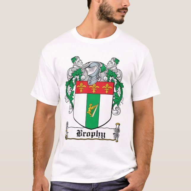 Brophy Family Crest T-Shirt (Front)