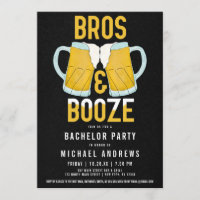 Bros and Booze Manly Beer Stein Bachelor Party