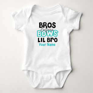 Bros Before Bows Little Brother Personalised shirt