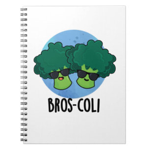 Bros-coli Funny Veggie Broccoli Pun Notebook