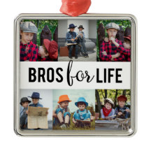 Bros for Life Brothers Photo Collage Typography