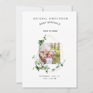 Bros to Bows Baby Sprinkle Invitation