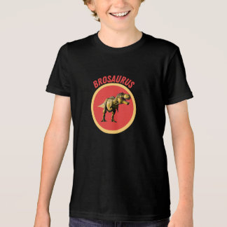 Brosaurus, Funny Dino Gift for Boys and Men Tri-Blend Shirt