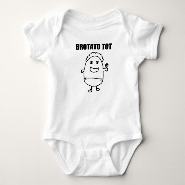 Brotato Tot Baby Bodysuit (Front)