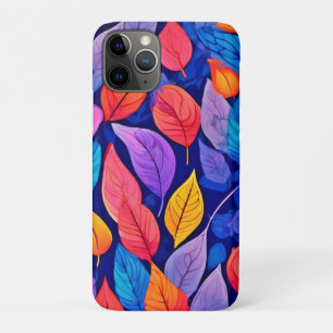 Brothel style: Vibrant Leaf Patterns iPhone 11 Pro Case