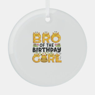 Brother 1st Birthday Girl Giraffe Theme Party Zoo Glass Tree Decoration