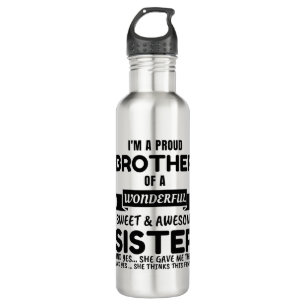 Brother And His Awesome Sister 710 Ml Water Bottle