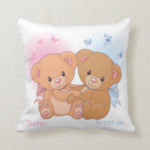 Brother And Sister American MoJo Pillow