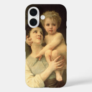 Brother and Sister by William Adolphe Bouguereau iPhone 16 Case