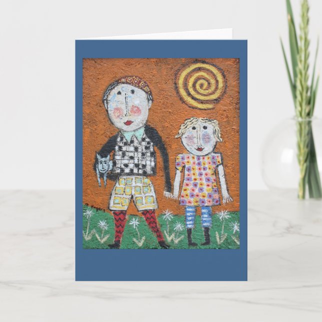 Brother and sister card (Front)