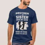 brother and sister hand in hand  T-Shirt<br><div class="desc">brother and sister hand in hand  .</div>