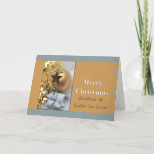 Brother and Sister in Law Christmas Holiday Card
