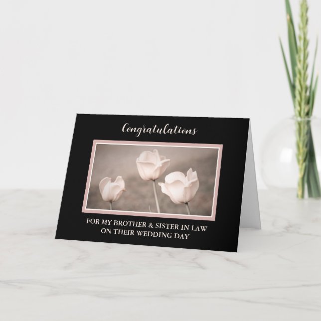 Brother and Sister in Law Congratulations Card (Front)