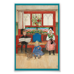 Brother and Sister Play Mama and Papa Photo Print