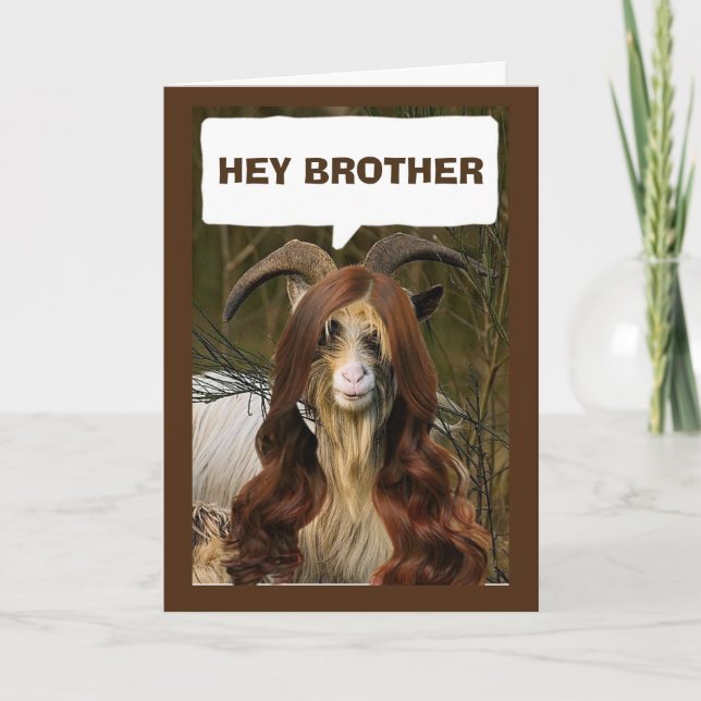 BROTHER ARE "YOU" READY TO CELEBRATE YOUR BIRTHDAY CARD (Front)