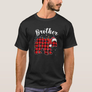 Brother Bear Buffalo Red Plaid Family Christmas Pa T-Shirt