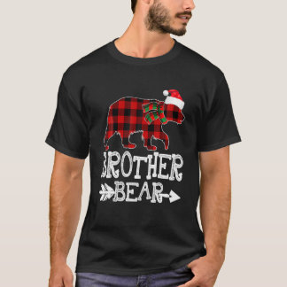 Brother Bear Christmas Xmas Pajama Red Plaid Buffa T-Shirt