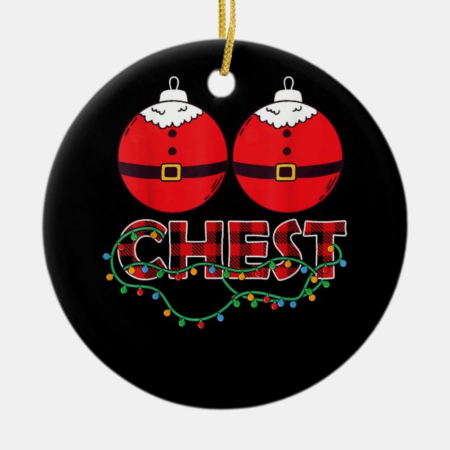 Brother Bear LGBT Christmas Rainbow Pride Gay Lesb Ceramic Tree Decoration (Front)