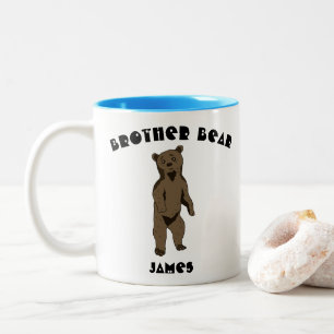 Brother Bear Personalised Two-Tone Coffee Mug