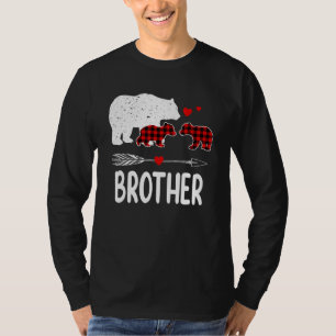 Brother Bear , Red Buffalo Plaid Brother Bear Paja T-Shirt