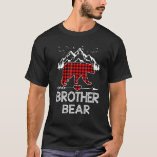 Brother Bear Red Buffalo Plaid Brother Bear Pajama T-Shirt
