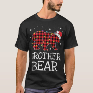 Brother Bear Red Plaid Christmas Pajama Family Gif T-Shirt