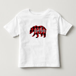 Brother Bear   Red Plaid Toddler T-Shirt